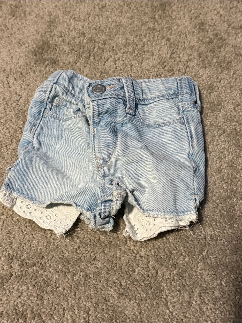 Old Navy Light Blue Baby Denim Shorts
